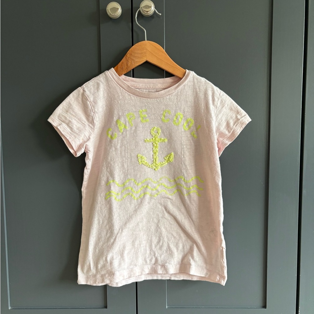 Crewcuts Cape Cod Anchor Tee - Soft Pink